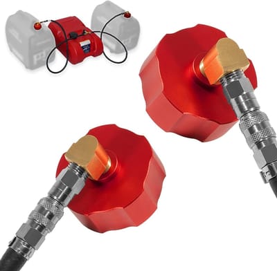 Generator Brandstofkit - Verlengde Brandstofkit - Stroomvoorziening Uitbreiden - Universele Compatibiliteit - 12 Delig - Rood
