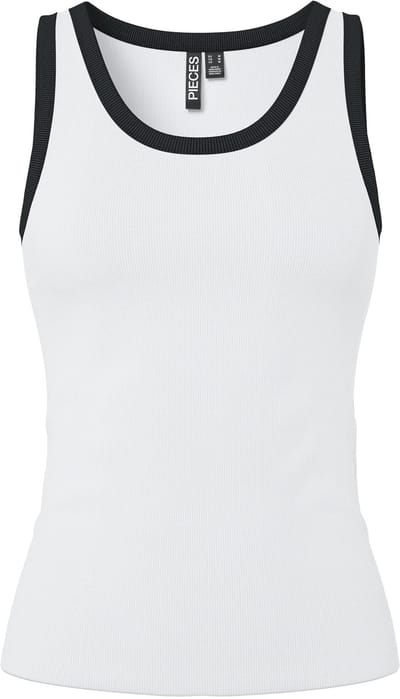 Pieces Geribd Tanktop Dames - Maat XS