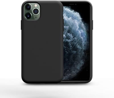 Nano Silicone Back Hoesje Geschikt voor iPhone 11 Pro – Zwart