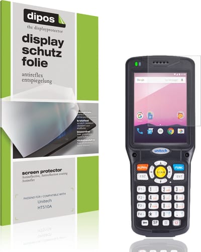 dipos – 4x Matte Beschermfolie geschikt voor Unitech HT510A | Krasbestendige & antireflecterende Screenprotector Ultra-Thin