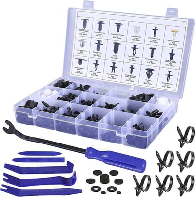 MMOBIEL 447 Delige Auto Carrosserie Clips Deurbekleding Clips Klinknagels Demontage gereedschap