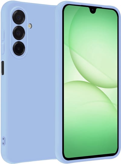 Hoesje Geschikt voor Samsung Galaxy A17 - Sterk & Shockproof - Hoes Cover - Siliconen Case - Lichtblauw