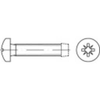 TOOLCRAFT 141049 Tapbouten M4 25 mm Kruiskop Pozidriv DIN 7500 Staal Galvanisch verzinkt 1000 stuk(s)