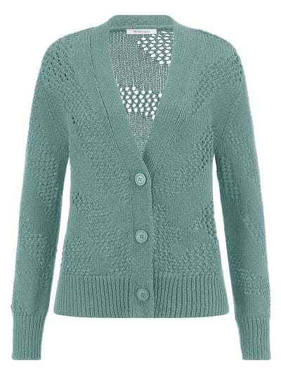 Vest V-hals Van Peter Hahn groen