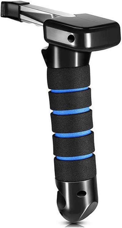 Autohandgreep - Hulpgreep - Veilig In- Uitstappen - Multifunctioneel Ontwerp - 400 Lbs Draaglast - Blauw