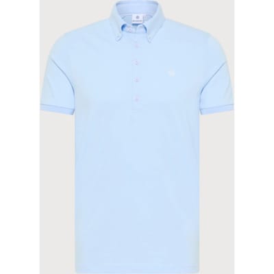 Blue Industry Button-down polo |