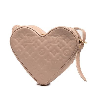 Tweedehands Monogram Geëmbossede Lamsleer Fall In Love Sac Coeur