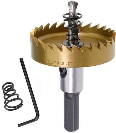 Professionele 50 mm HSS bimetalen holzaag voor metaal, hout en kunststof - Snelle twist staal, ideaal voor droogbouw en pijpen