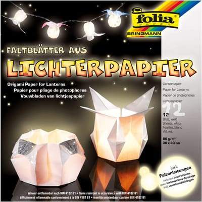 Creativ Company Lantaarnpapier 30x30 cm Wit 12 vel