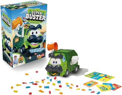 Vuilniswagen spel - Party spel - 2-4 spelers - Vanaf 4 jaar