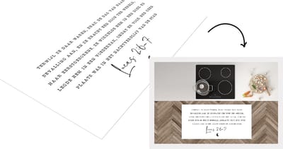 Keukenloper - Loper keuken - Kerstmis - Lucas 2:6-7- Quotes - Spreuken - Kerst - 120x60 cm - Keukenloper vinyl