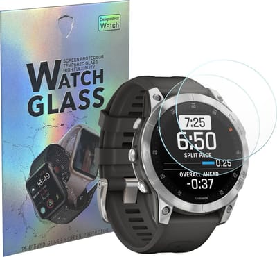 Screenprotector voor Garmin Epix Gen 2 / Epix Gen 2 Sapphire (47mm) - 2 stuks Beschermglas Smartwatch van glas Transparante glazen schermbeschermfolie