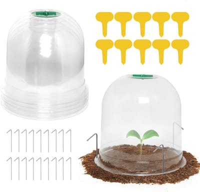 Unyqoos® Herbruikbare mini-broeikas klokafdekking voor vorstbescherming in tuinen