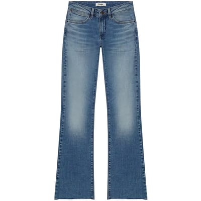 Wrangler Bootcut Spijkerbroek Blauw 26 / 32 Vrouw