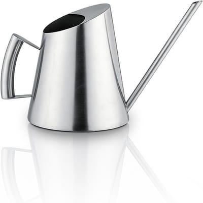 RVS Gieter van 1500ml voor Binnen- en Buitengebruik - Perfect voor Planten en Tuinieren