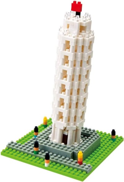 Miniatuur Bouwsteen Toren van Pisa - 3D Puzzel voor Volwassenen en Jongeren
