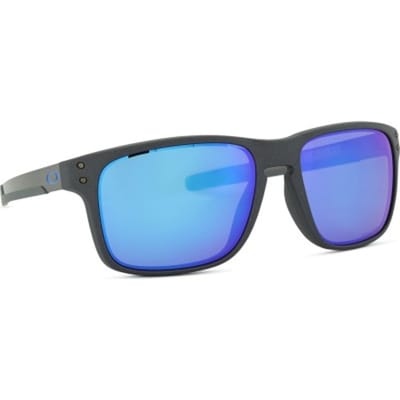 Oakley Zonnebril Holbrook Mix OO9384-10 Steel Prizm Sapphire Gepolariseerd