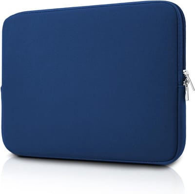 13-inch laptophoes geschikt voor 13-inch MacBook Air Pro M3 M2 M1 13,3-inch Chromebook-laptop, gevoerde laptophoes voor unisex - blauw