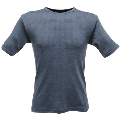 Regatta Heren Thermisch Ondergoed Korte Mouw Vest / T-Shirt (Denim)