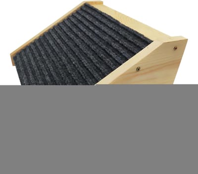 Huisdierenhelling - Honden trap - Veilige toegang - Opvouwbaar ontwerp - 30 x 15 x 25 cm - Naturel