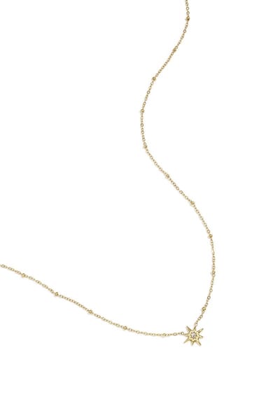 Ketting Met Bolletjes En Vallende Ster - Cadeau - Goudlief.nl