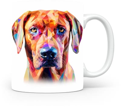 Mok Rhodesian ridgeback Beker voor koffie of tas voor thee, cadeau voor dierenliefhebbers, moeder, vader, collega, vriend, vriendin, kantoor, opa, oma, hond, kerst, sinterklaas, verjaardag
