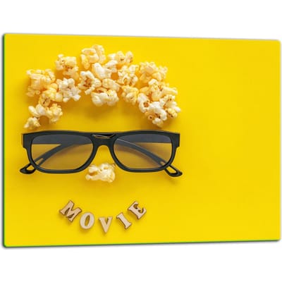 TMK ArtDeko - Snijplank - Pop Art Motief - 52x40 cm - Glas