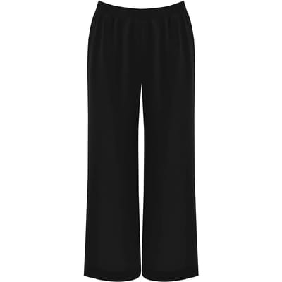 Luchtige wijde crêpe broek voor dames Mat Fashion