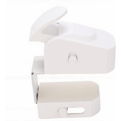 Serrure de porte à l'épreuve des enfants Installation simple Verrou de sécurité à clipser à l'épreuve des tout-petits pour portes intérieures