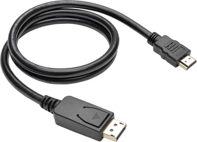 Tripp Lite P582-003-V2 video kabel adapter 0,91 m DisplayPort HDMI Zwart, Metallic