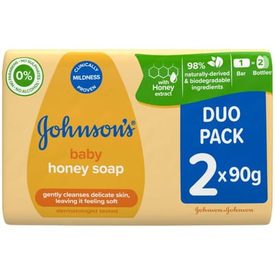 Johnson's Baby Honingzeep 2 x 90 g