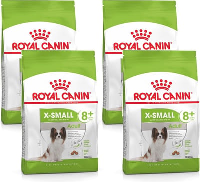 Royal Canin X-Small Adult 8+ - Hondenvoer - 4 x 3 kg