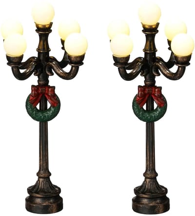 Luville - Street Lantern Round - Set van 2