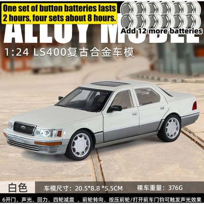 1:24 Lexus Ls400 Ucf10 Luxe Auto Legering Metaal Diecast Model Auto Huis Trendy & Bureau Display Ornament Verjaardagscadeau Voor Vriend
