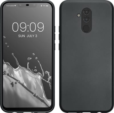 kwmobile telefoonhoesje geschikt voor Huawei Mate 20 Lite - Hoesje voor smartphone - Back cover in metallic grijs