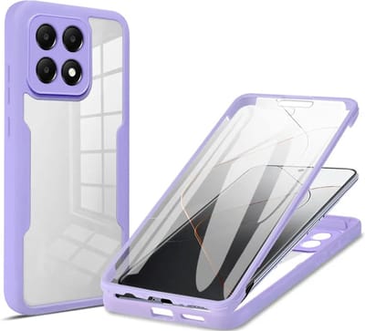Hoesje geschikt voor Xiaomi Poco F6 Pro - Techsuit ColorVerse 360 Case met Screenprotector - Paars