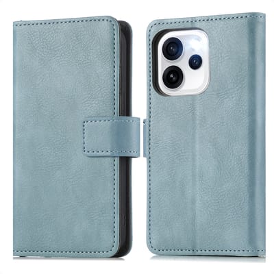 imoshion Hoesje - Geschikt voor Oppo Reno15 Pro (5G) - Luxe Bookcase - Lichtblauw