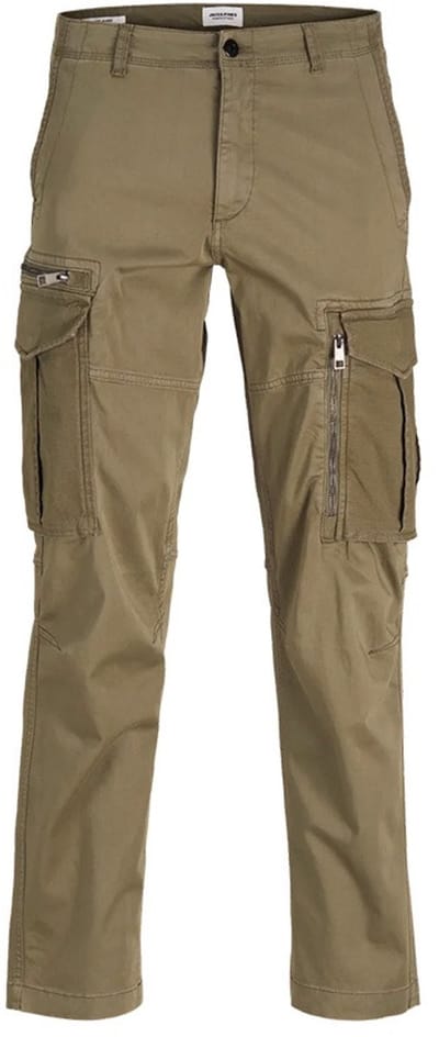Jack & Jones heren kane cargo cruise relaxed fit bruin