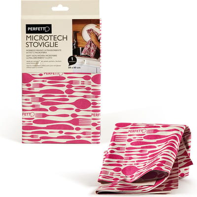 Perfetto 8052474125231 schoonmaakdoek Polyamide, Polyester Beige, Rood 1 stuk(s)