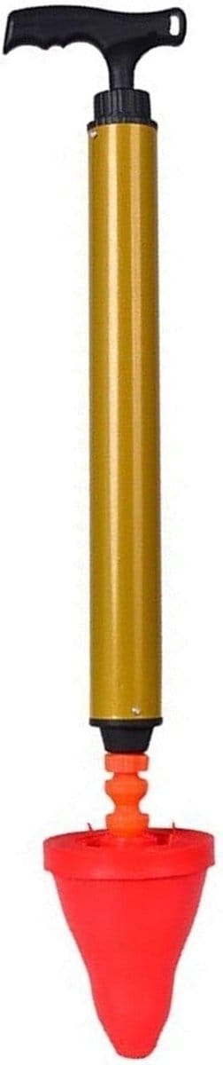 Toiletplunjer - Ontstoppingsgereedschap - Afvoer Ontstoppen - Verzegeld Zuigerontwerp - 62 cm Lengte - Roestvrij