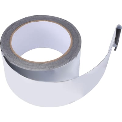 Marine Boot Anti-Spatte Tape 5 cm X 10 m Brandwerende Aluminiumfolie Ducttape voor Motorruimte Olieleidingen en Kleppen white