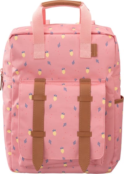 Fresk Grote Rugzak voor kinderen 5-7 jaar - 9,3 L - Schooltas Kind Meisjes - Verstelbare Schouderbanden - Waterafstotende Rugtas - Roze - Summer Fruit