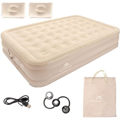 Outdoor Camping Picknick Opblaasbed Zelfrijdend Reizen Draagbaar Zacht Opblaasmatras Hoog L