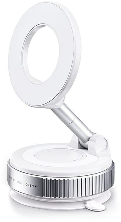 Vacuum Magnetische Telefoonhouder – 360° Rotatie – Sterke Magnetische Vacuüm Zuignap – Compatibel met 4,7–6,9 inch Smartphones – Voor Auto Voorruit en Dashboard