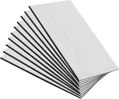 Auto Isolatie Mat - 12 stuks - Isolatiematten voor auto - geluidsisolatie - Zelfklevend - Anti-Geluid & Warmte Demper - Interieur Accessoire - Vochtbestendig - Waterdicht (5mm) - 18x25cm