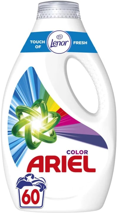 Ariel Wasmiddel Color Touch Of Lenor 60 wasbeurten - 4 x 3 liter - Voordeelverpakking
