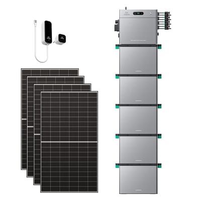 Zendure SolarFlow 2400 Pro - SolarFlow 2400 Pro & Slimme Meter P1 / 5*AB3000L (14.40 kWh) / 4*515W Bifacial Panel  (2600Wp Max)