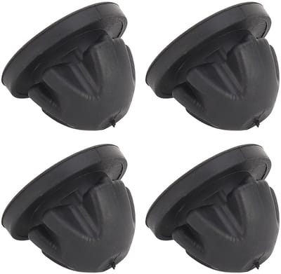 Allecto - Motorkapsteun - Rubberen Buffer - Eenvoudig te installeren - Zwart - Bevestigingsclip - Duurzaam rubber - Geschikt voor 1-Serie, 2-Serie...