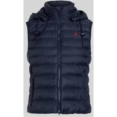 regular fit bodywarmer met gestikt logo