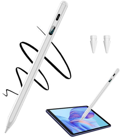 HAUSS SPOLE Stylus Pen-Magnetische Dop Voor iPad Pro/Mini-Air-11/12,9 Inch- Pencil Geschikt Voor Tablet, Ipad en Apple - Stylus pen tablet - Palm rejection -2 extra punten